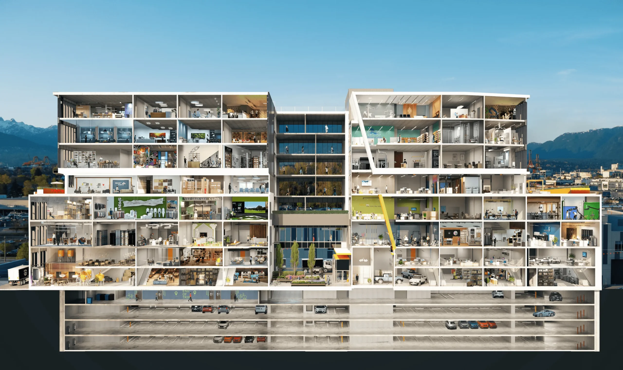 865 Terminal Building Cross Section